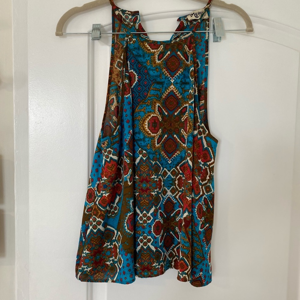 Show me your mumu open back tank top